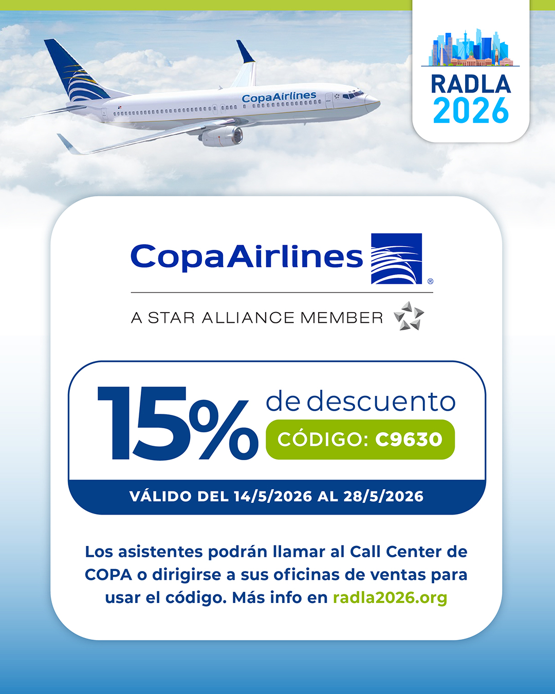 Flyer Copa Airlines RADLA 2026
